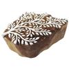 IBA Indianbeautifulart Handmade Leaf Design Wooden Block Textile Fabric Traditional Stamp Fine
