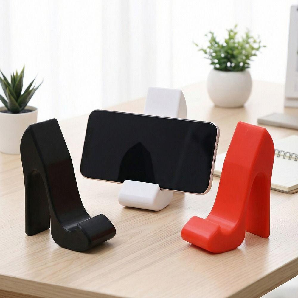 Creative Desktop Mobile Phone Holder Anti-slip Smartphones Support Bracket  Watching Videos