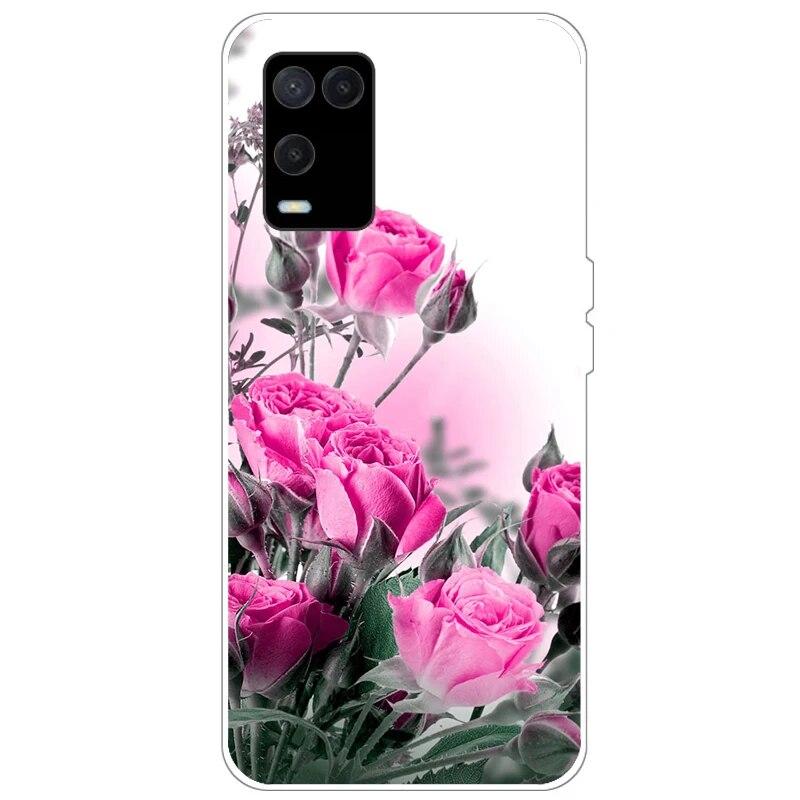 OPPO A54 Case telefonhoz Hátlap OPPO A54 5G 4G Case CPH2239 CPH2195 OPPOA54 A 54 Bumper Silicon Soft Funda fekete tpu tokhoz