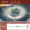 Children's bedroom ceiling light LED circular ceiling light creative fighter jet boy and girl cute airplane room decoration