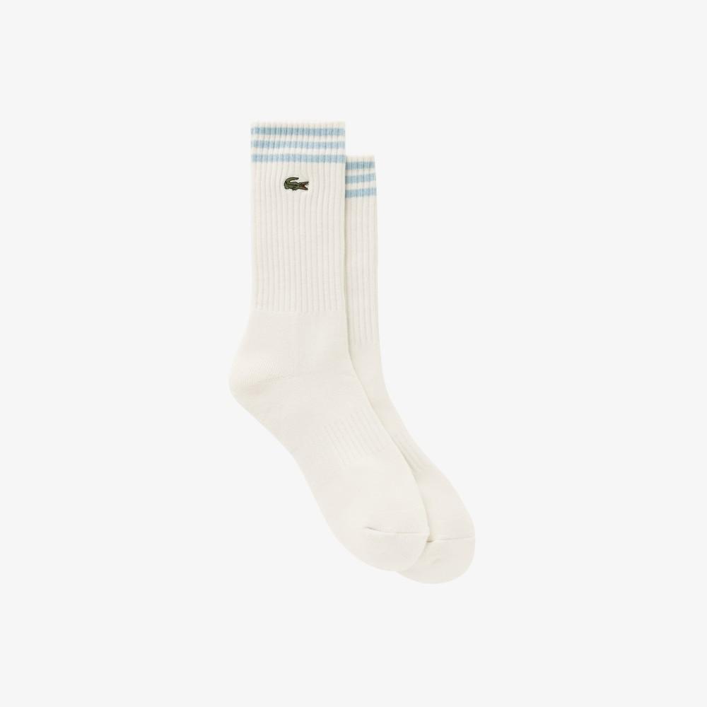 [lacoste] Unisex Sports Wristband + Socks Gift Set RL001E-56GJ2G