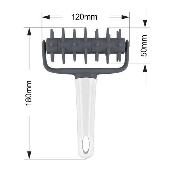 Plastic Bread Cookies Biscuit Needle Pizza Roller Kitchen Dough Puncher Tool