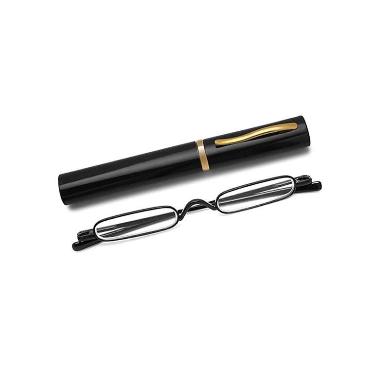 

Reading Glasses Women Men Ultralight Portable Mini Hyperopia Glasses Metal Presbyopia with Diopters Plus with Box +3.00
