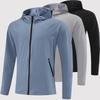 2024 Men's Quick-Dry Hooded Sports Jacket for Running and Fitness