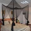Durable Black Canopy King Size Netting Home Decor Bed Canopy Mosquito Net Bedding