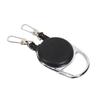 Double End Retractable Badge Reel with Quick Release ID Card Holder for Work Office School