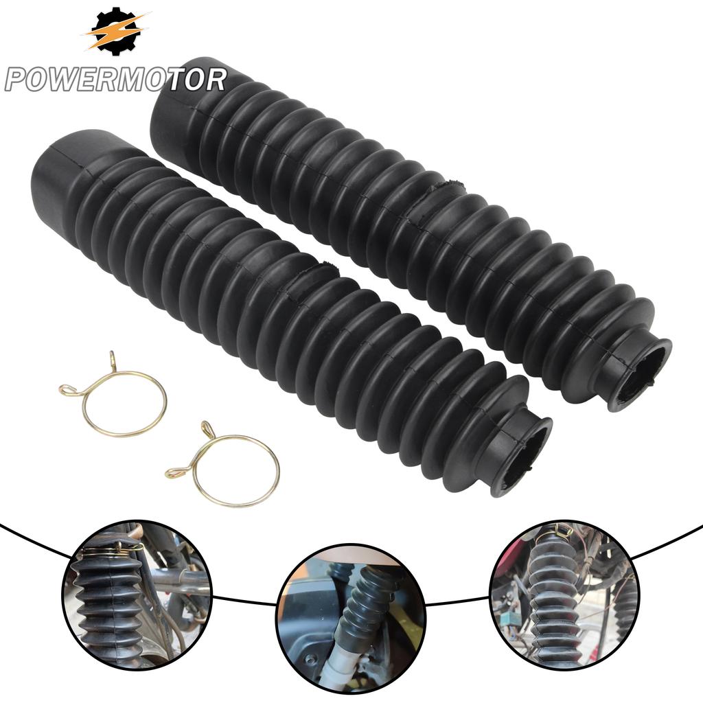 DirtBike Motorcycle Front Fork Dust Boots Rubber Jacket Cover For Honda YAMAHA KTM BETA KAYO BSE Universal Supermoto Modified