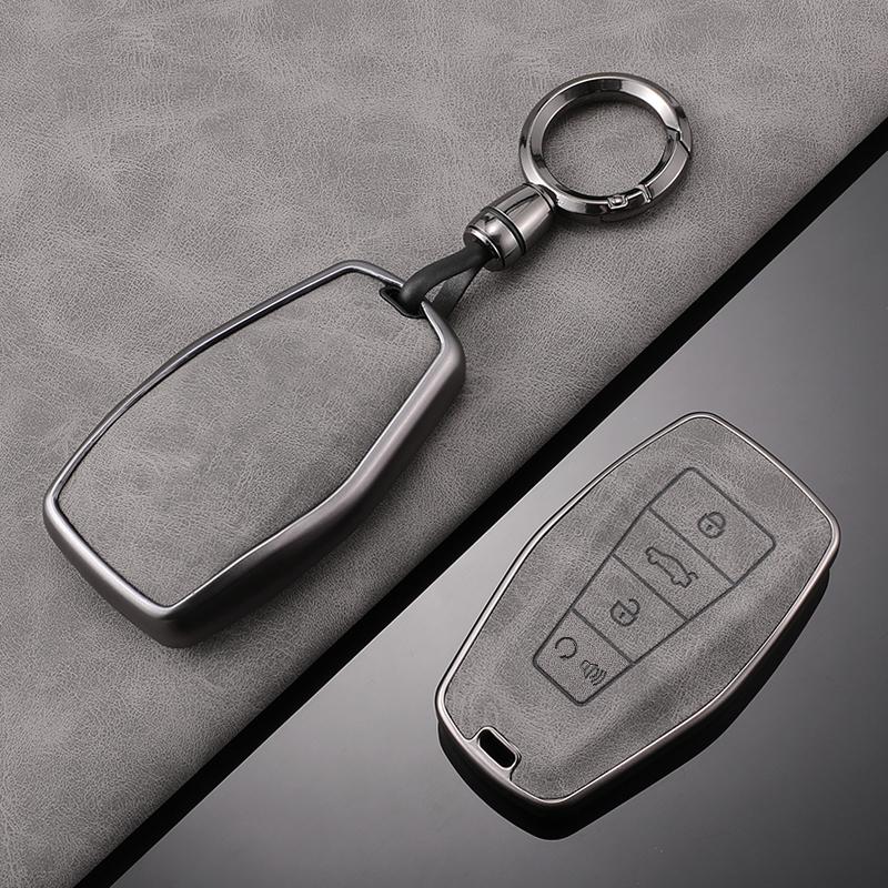 Interior Mouldings TPU Leather Car Key Case For Geely Atlas Boyue NL3 Coolray 2024 X6 X7 EX7 Emgrand Kulrey GT GC9 Auto Accessor