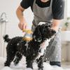 Haustier-Badebürste für Hunde und Katzen Dusch-Massagebürste, Entfilzungskamm und Aufschäumwerkzeug Anti-Frizz-Pflegebürste für Bäder