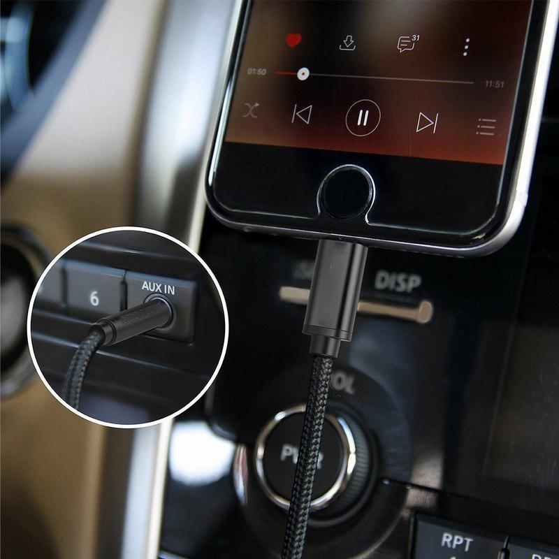 To 3.5mm Male Aux Audio Cable Auxiliary Stereo Cord for Apple iPhone XS