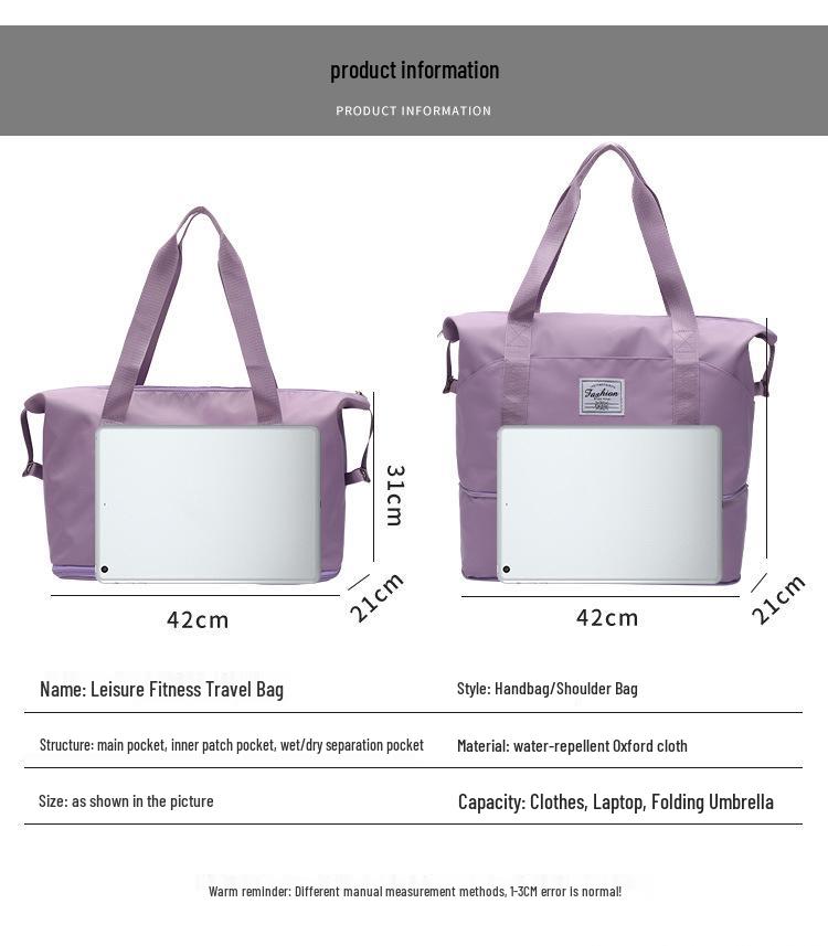 Oxford Cloth Travel and Storage Shoulder Bag