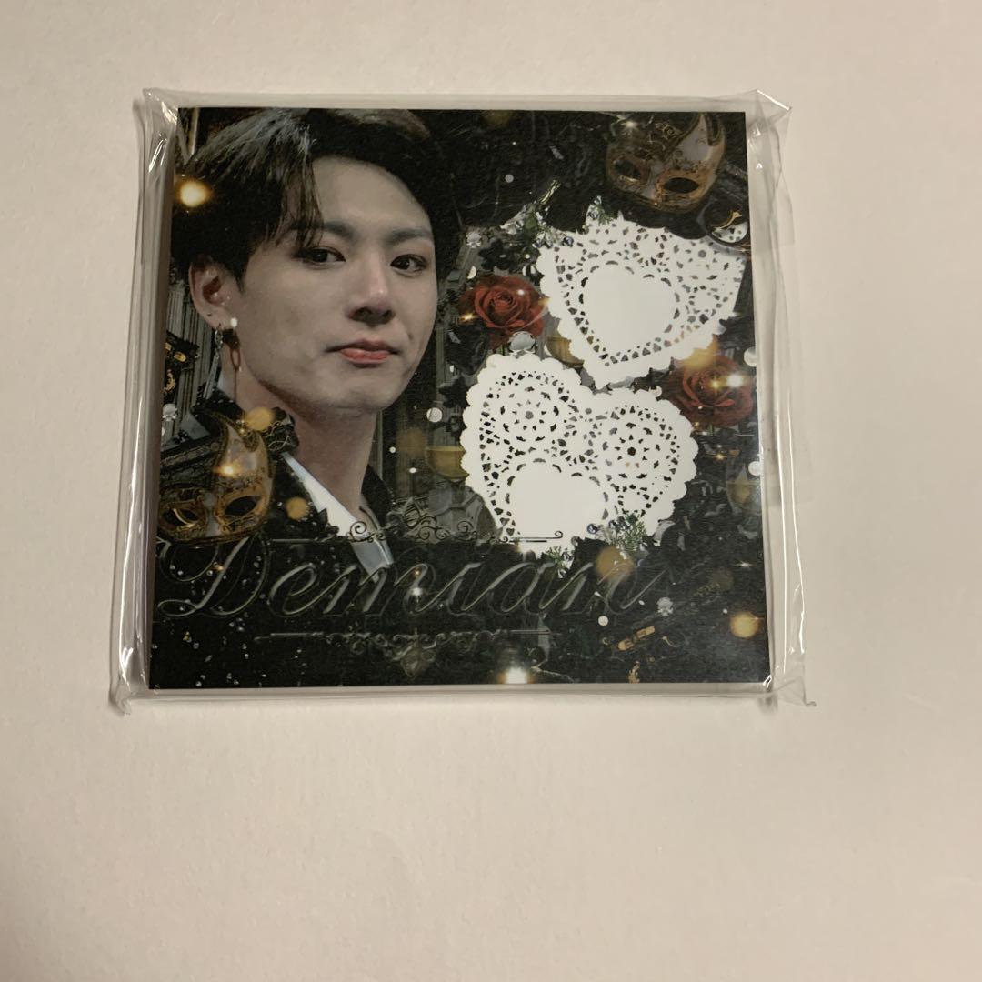 

[Б/У] Нет в наличии маленький блокнот для заметок BTS Jungkook, 50 листов в блокноте, корейский производитель, товары