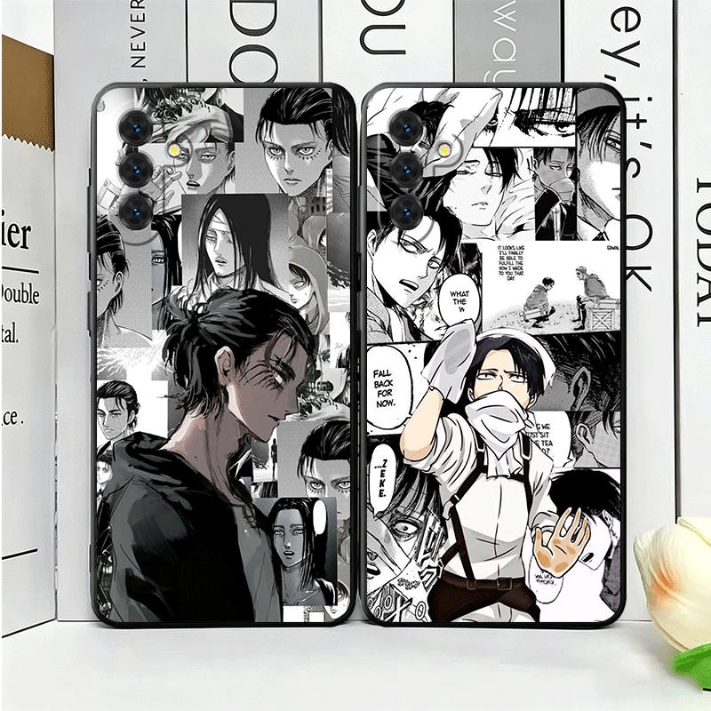 A-Attack On T-Titan Anime Soft Phone Case for Samsung A17 A37 A57 A16 A26 A36 A56 A15 A25 A35 A55 A14 A24 A34 A54 A13 A23 A33 A5
