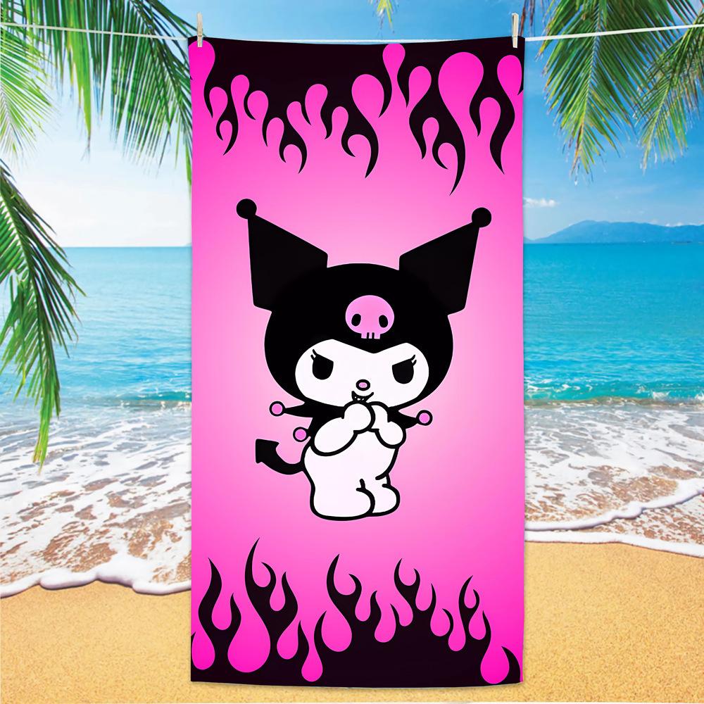 New Printed Beach Towel Stitch Kulomie Beach Towel Children'S Cartoon Towel Cloth