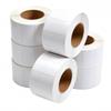 White Self-Adhesive Barcode Labels for Logistics - Large Roll for Printing