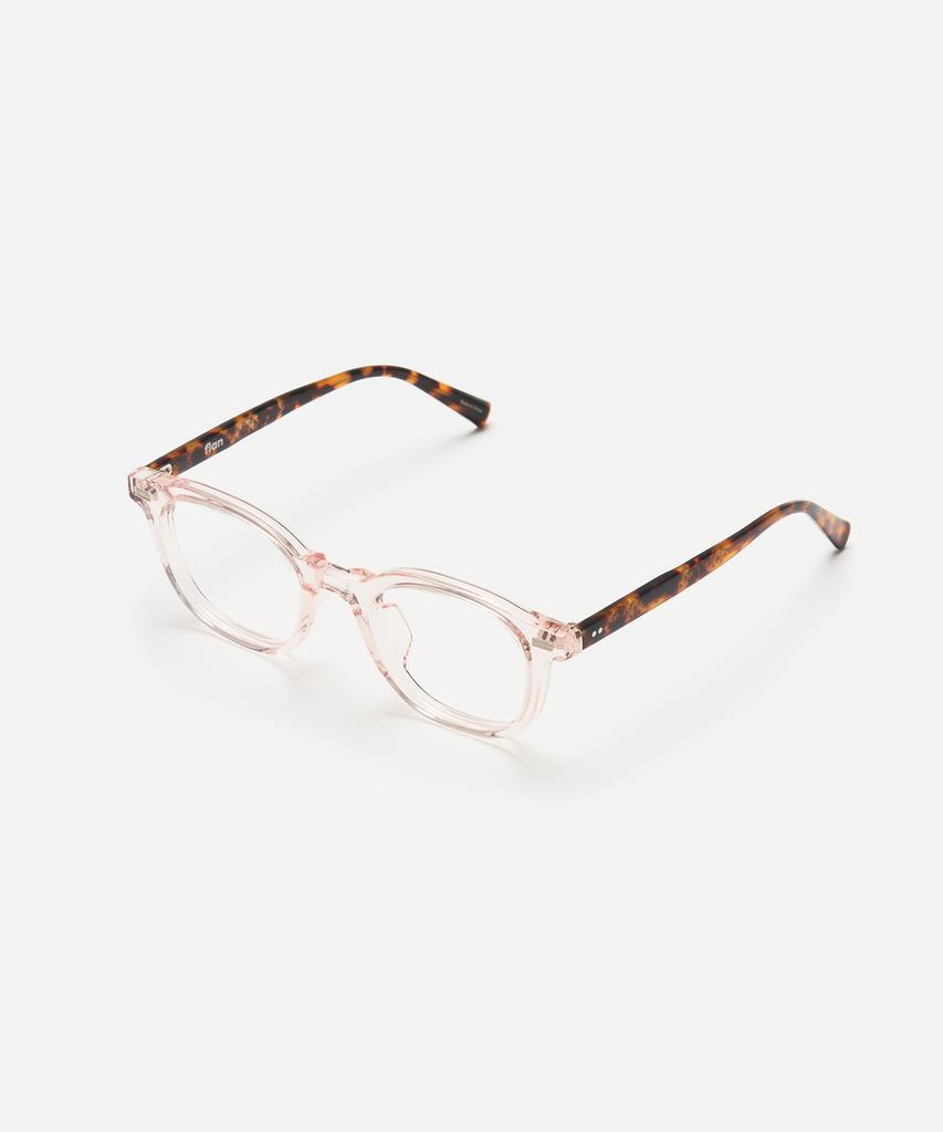 Peullang Pf300 50 Wellington Horn-Rimmed Clear Leopard (C5)