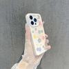 Color Smudged Flowers Are Suitable for Apple 11promax Mobile Phone Case, Huawei Pura11 Colored Silver Case, Xiaomi 11vivo.