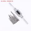 10pcs Mini M1 To M3.5 Machine Hand Tap Thread Wire Tapping Threading Taps For Machining Nuts Or Other Common Thread