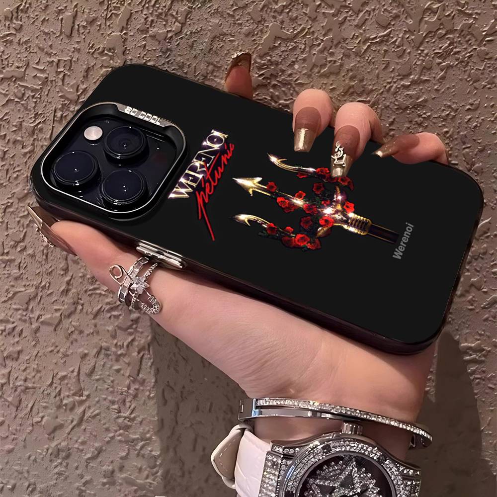 Rap W-WerenoiES Phone Case For IPhone 17 16 15 14 13 12 11 Pro Max Plus Color Silver Cover