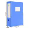 Thick A4 Plastic File Storage Box - Archive & Data Organizer