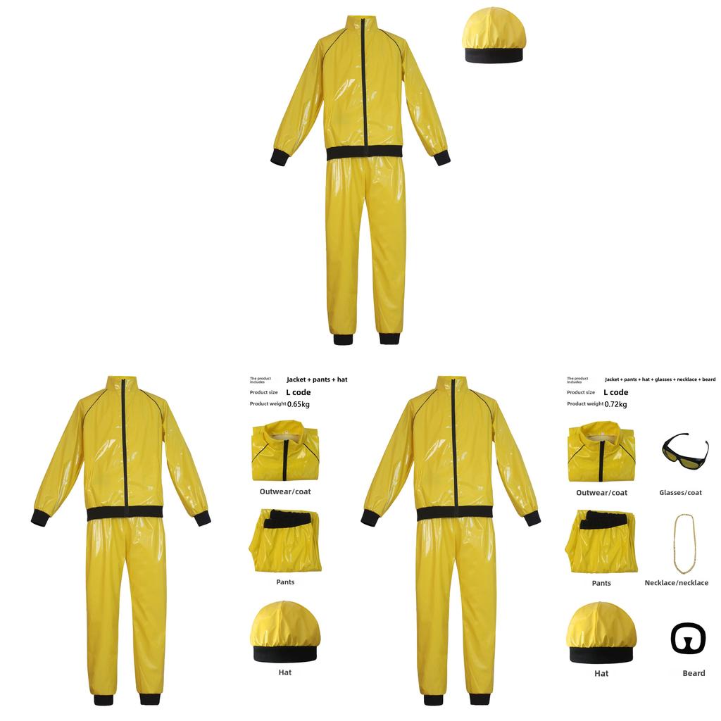 Disco Cosplay Costume For Anime Role Play With Accessories For Halloween Events