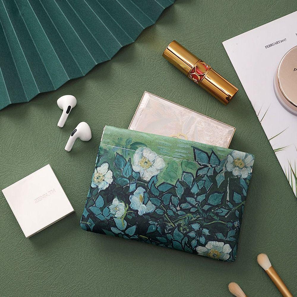 Item Bag Self-closing Lipstick Cosmetic Bag Coin Purse Women Change Storage Bag Leaf Spring Bag
