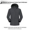 D21 Men's Hooded Windbreaker: Lightweight, Windproof, Waterproof Outdoor Sports Jacket for Spring & Autumn