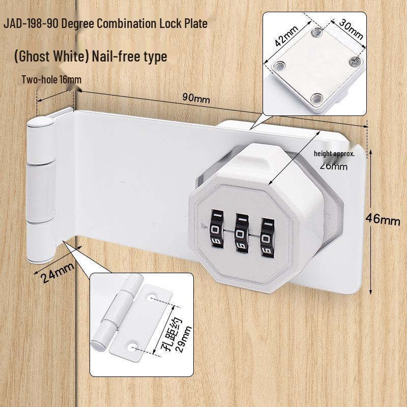 Three-Digit Multi-Purpose Mechanical Password Lock for Cabinets and Drawers