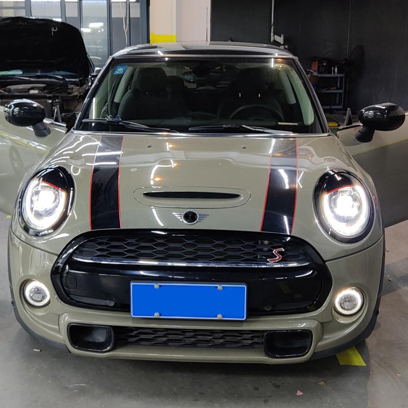 Car Headlight Eyelid Light Eyebrow Lamp Decoration Stickers For Mini Cooper S Clubman F54 F55 F56 F57 F60 Countryman Accessories