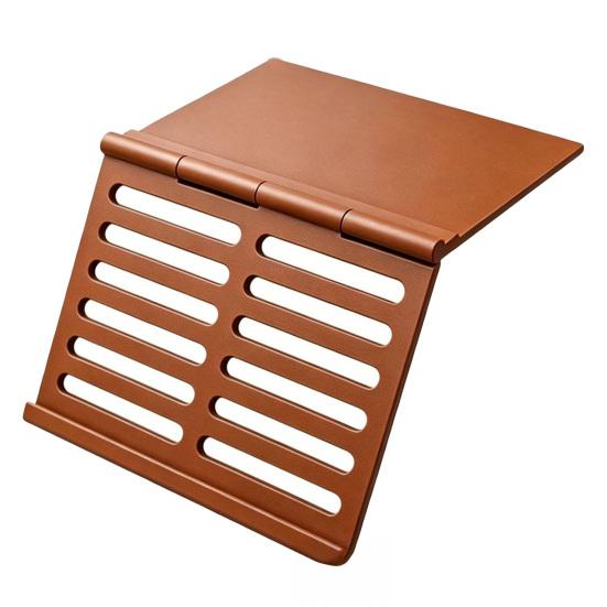 Mahjong Card Holder for Table 3D Printed Angled Viewing Display Rack Under-Mat Slide-in