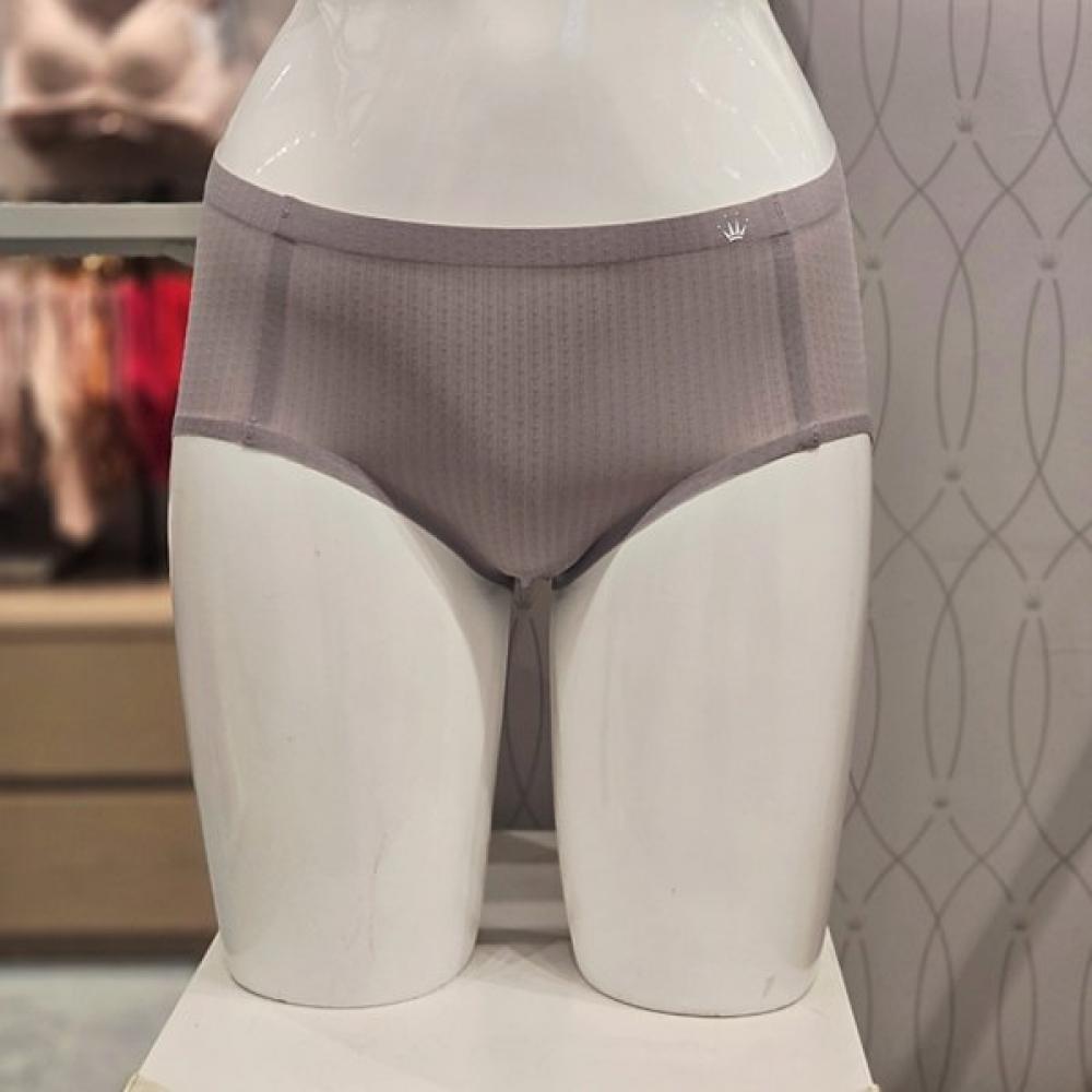 Premium Eyelet Grey No Wire Running Bra Panty Set Tfwbr141gy