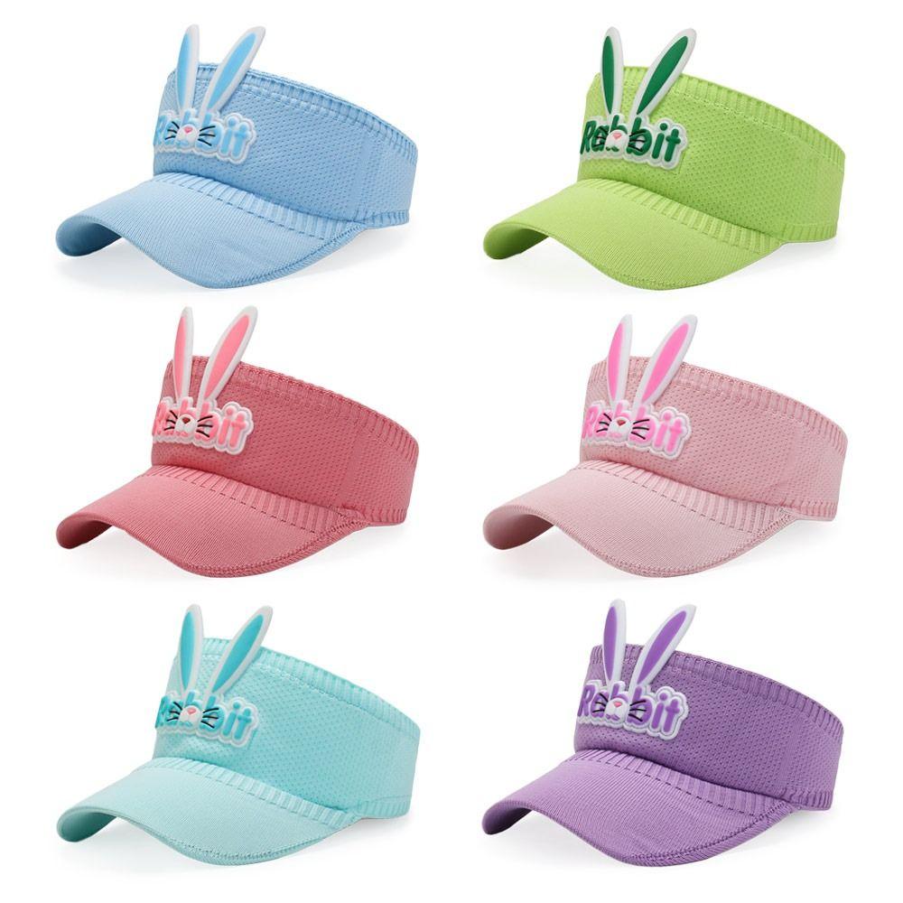 Breathable Sun Hat Cute Rabbit Beach Hat Outdoor Baseball Cap  Men Women