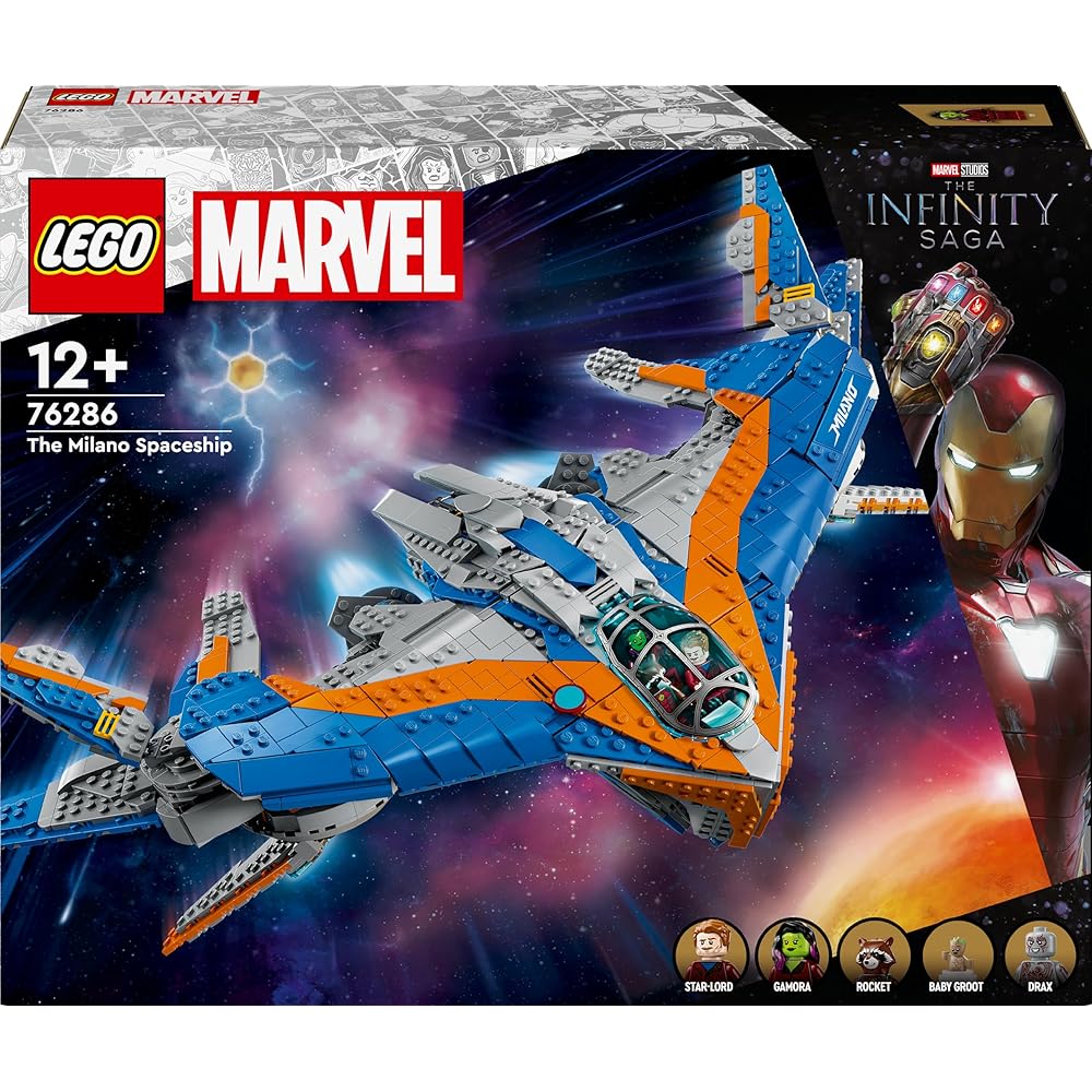LEGO Marvel Guardians of the Galaxy Milano Toy Building Blocks for Kids Ages 12-14