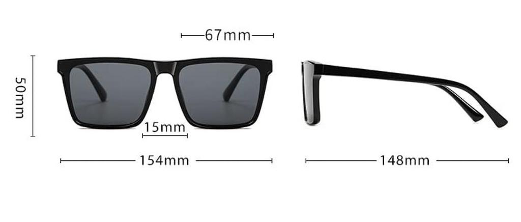 [MAFANG] Large Size Sunglasses XL - Head Circumference (58-63cm) - Polarized, Ultra-lightweight, Non-Pinching, UV Protection, Suitable for Fishing,