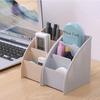 Office Stationery Phone Organizer Storage Case Stand Holder Remote Control Box Cosmetics Desktop