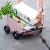 Cats-in-bag Carriers for Puppies Carry Cart Outdoor Travel Shoulder Carriers Sightseeing Bag Trolley Wheel