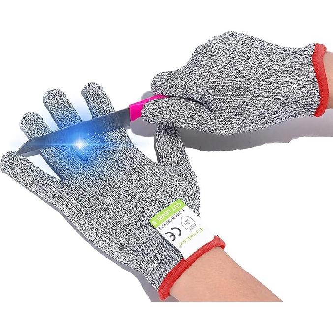 

Детские перчатки с защитой от порезов(3-6 лет)Высокоэффективные 5 Высокая защита, Безопасные для пищевых продуктов Детские перчатки, устойчивые к порезам, Подходят для s