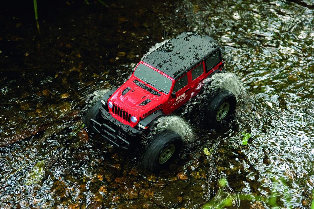 JOEZEN DIRTMAX 118 Scale Radio Control Jeep Wrangler Rubicon JRVT116-RD Red