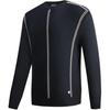 Emporio Armani Striped Crew Neck Pullover Sweater Men Sweater Navy 6R1MX3-1MOZZ-0920