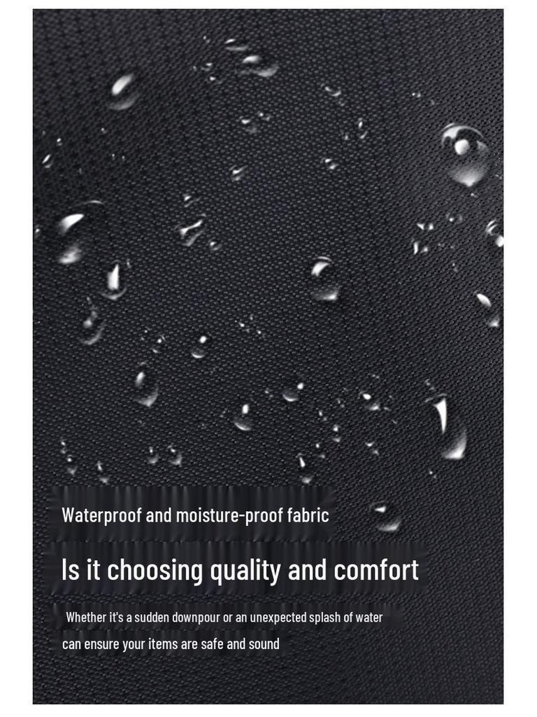 Men's Double-Layer Waterproof Toiletry Bag - Large Capacity Travel Organizer