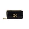 Tangli Baiqi Eleanor Brand Logo Sculptural Decoration Cow Leather Hand-held Cross-body Shoulder Bag Small Size Women's Black 161933-001