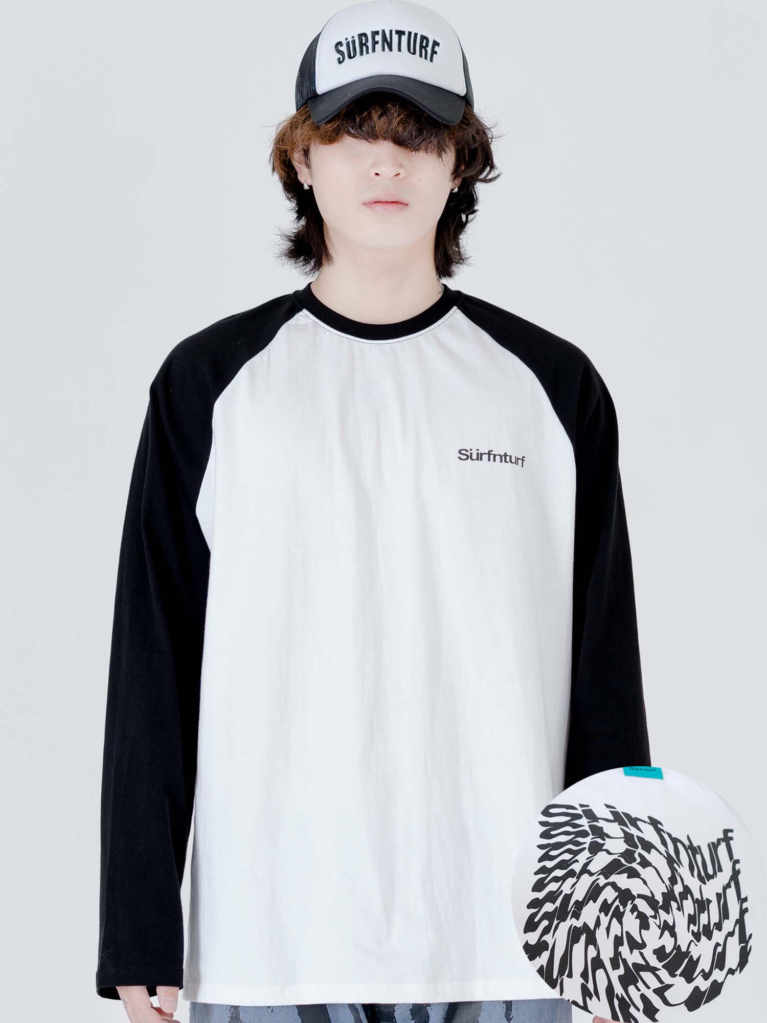 Surf And Turf Свитшот с длинным рукавом и регланом, с логотипом на спине L/S