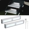 Under Cabinet Lights, 46 LED Wireless Motion Sensor Light Strips, USB Rechargeable Magnetic RV Step