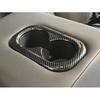 For Honda CR-V Rear Armrest Water Cup Holder Panel -2024 Carbon Fiber Steel