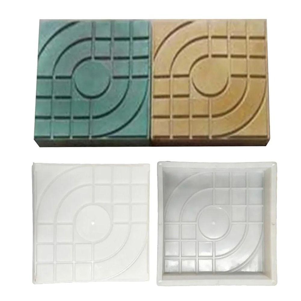 1Pcs Square Shaped Paving Brick Mould Plastic Walkway Brick Mold  For Lawn Patio Yard Garden