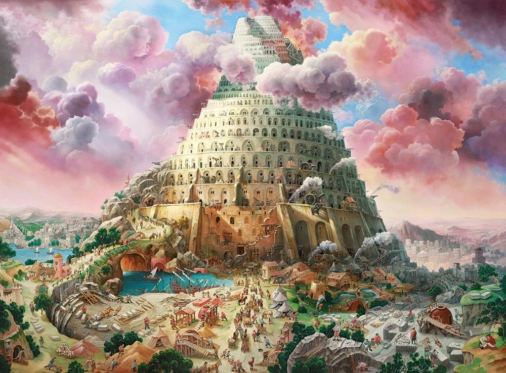 Puzzle 3000 Pieces C-300563-2 Tower of Babel