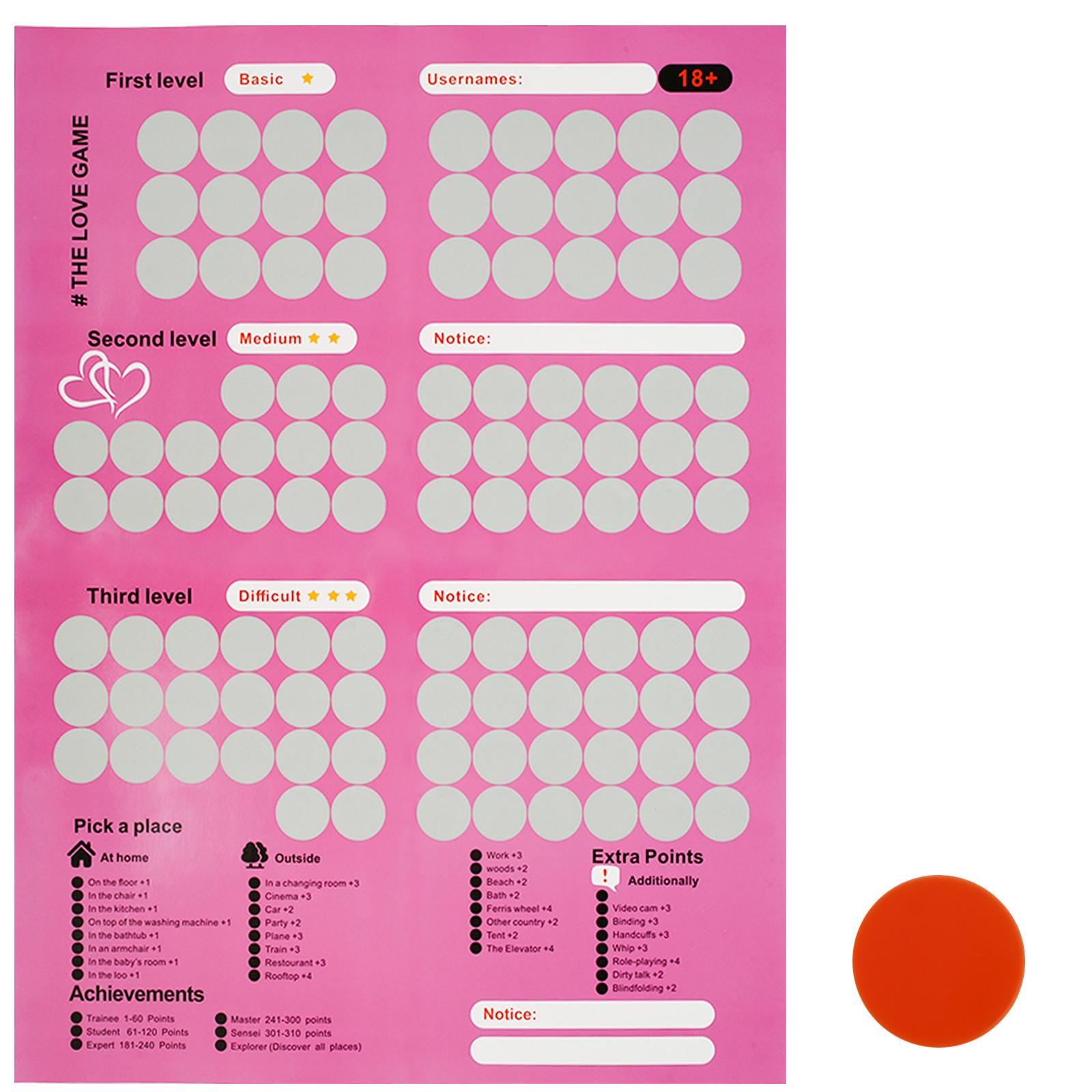 Подарок для пары Скретч-постер Забавная любовная игра Скретч-постер 100 вещей на вечер свиданий Скретч-постер для свиданий пары розы красного