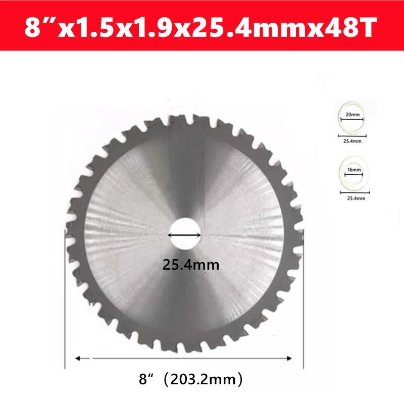 1pcs Metal Cutting Blade 4"/7"/8" 20T 32T 48T Circular Saw Blade For Aluminum Iron Steel Metal Cutting Disc Carbide Saw Blade