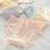 Ladies' Breathable Cartoon Cotton Underwear - Comfortable Antibacterial Waistband Triangle Pants