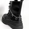 Stylish Shoe Chain Unique Hollow Star Pendant Martins Boots Chains Canvas Shoes Buckles for Casual and Formal Occasions